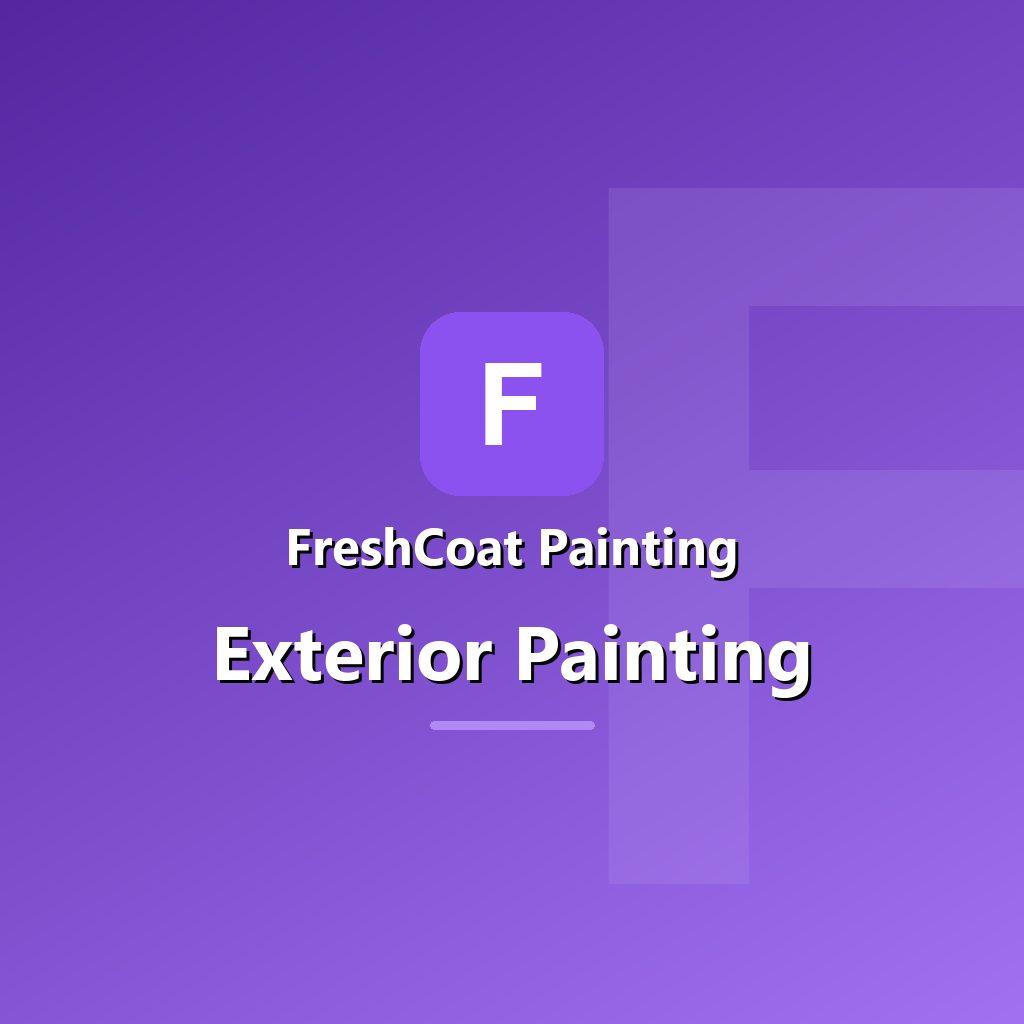 Exterior house painting in progress